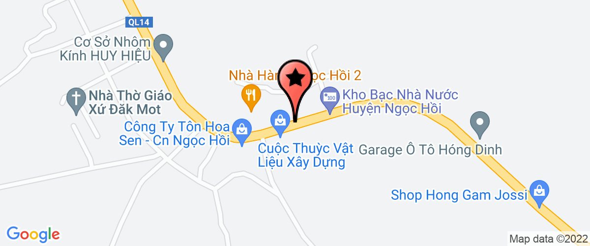 Map go to Truong Pho thong dan toc noi tru Ngoc Hoi