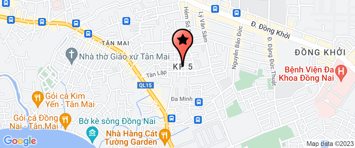 Map go to Branch of 01 Dong Nhat Private Enterprise