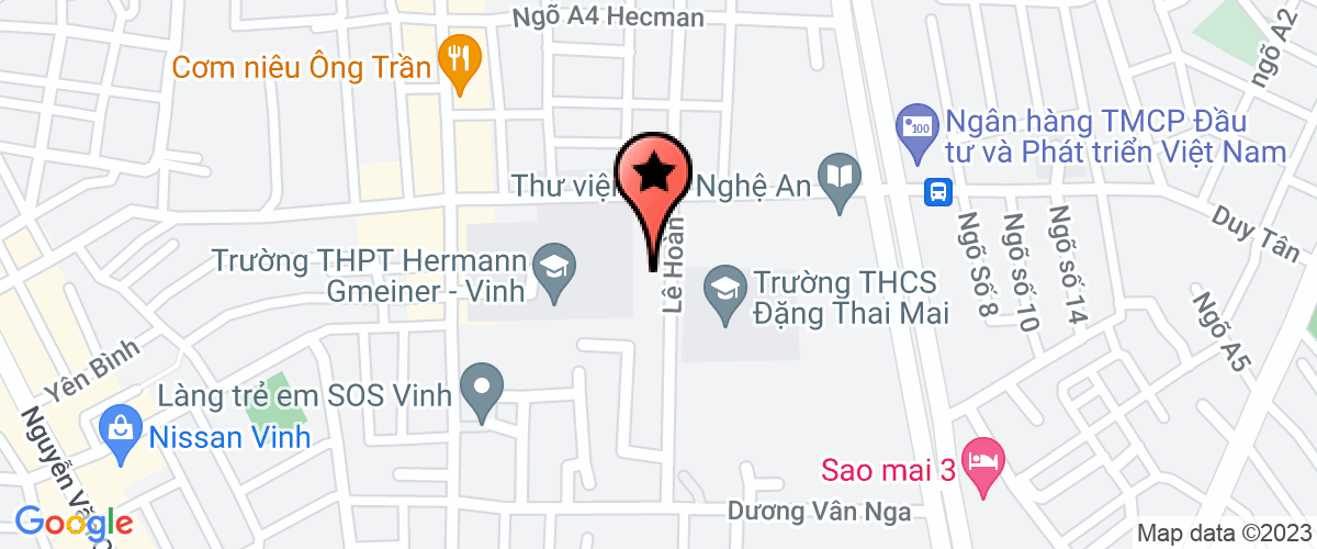 Map go to Nghe An Construction Investment And Material Production Joint Stock Company
