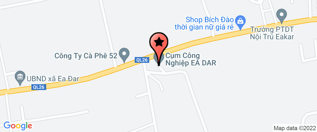Bản đồ đến Công Ty TNHH Vn Gas - Daklak