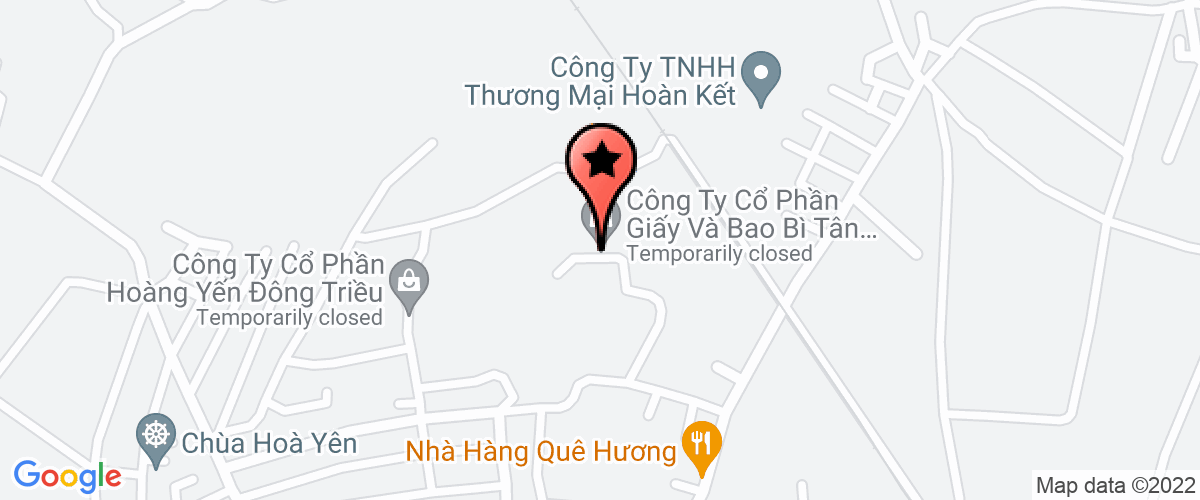 Map go to Dat Hung Trading Investment Joint Stock Company