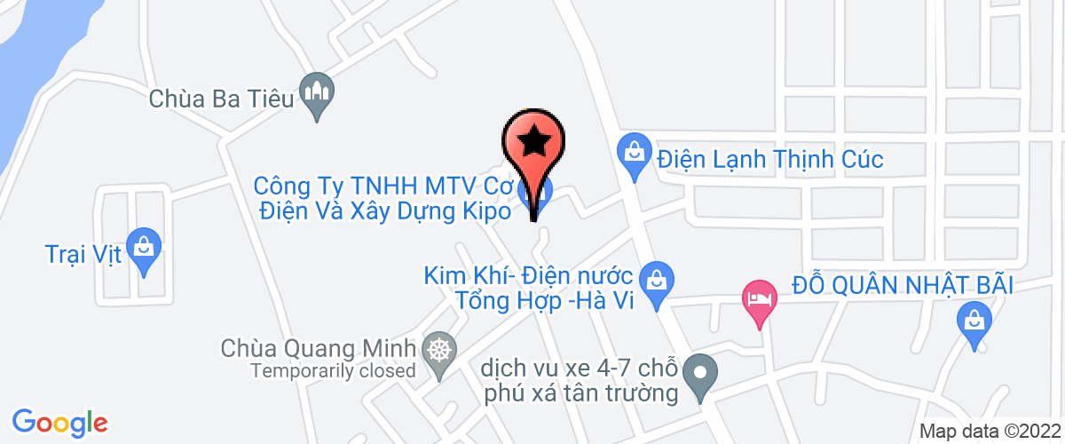 Map go to Binh Sam Service Trading Joint Stock Company