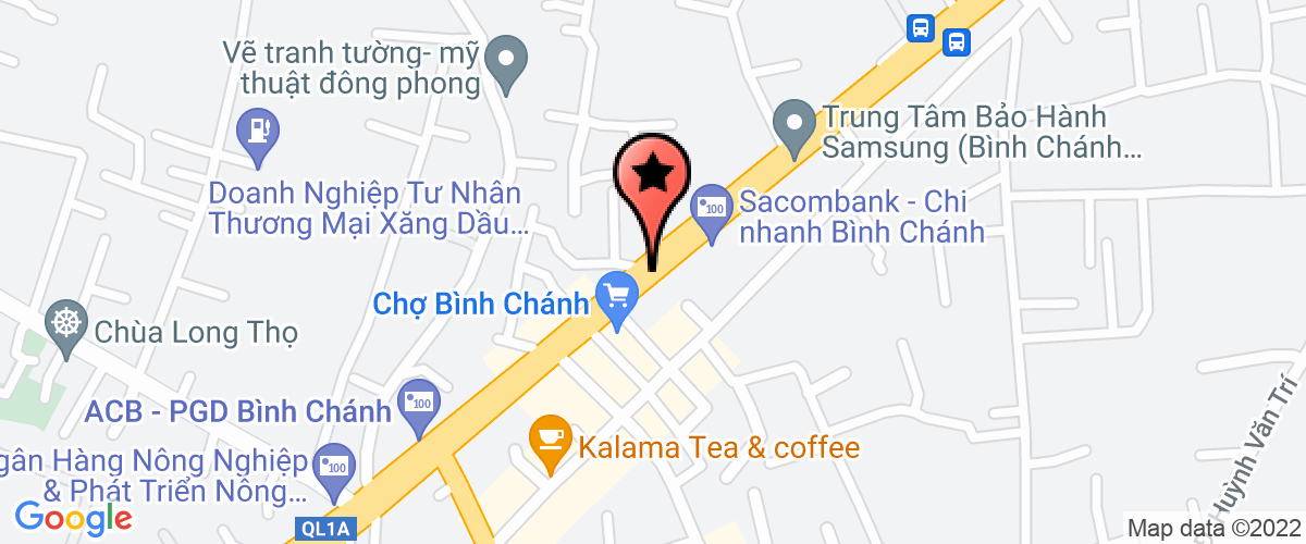 Map go to Phu Hang Trading Production Company Limited