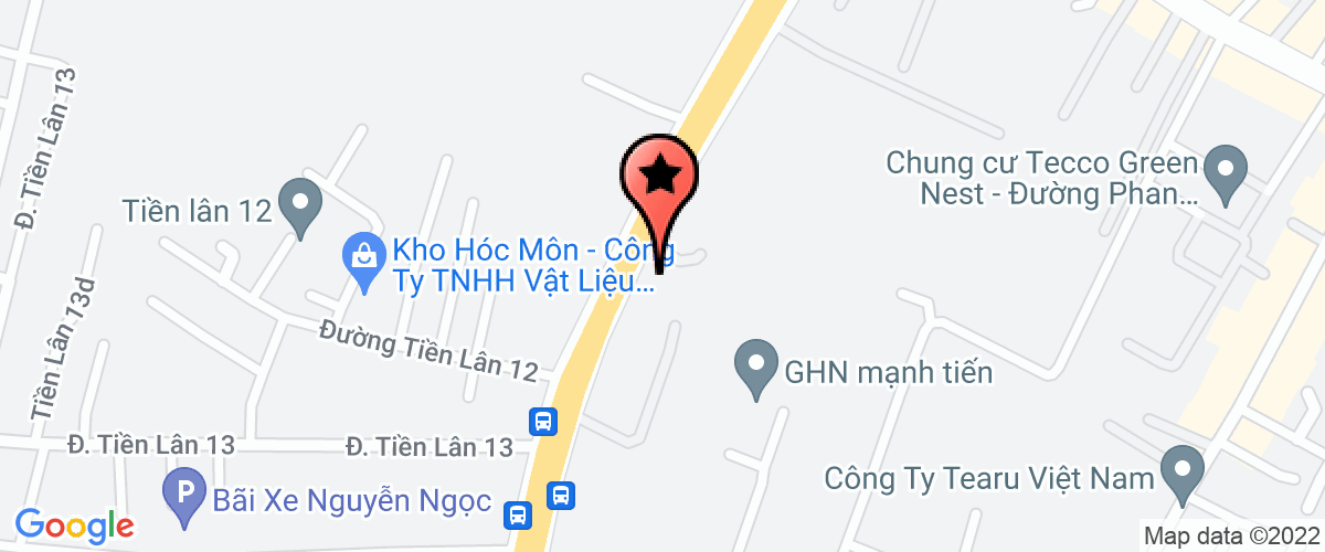 Map go to Chinh Xac Trong Tien Mechanical Company Limited
