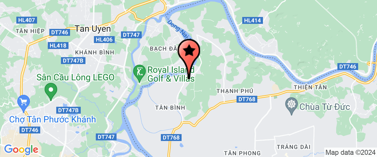 Map go to Bac Ly Nhan Company Limited