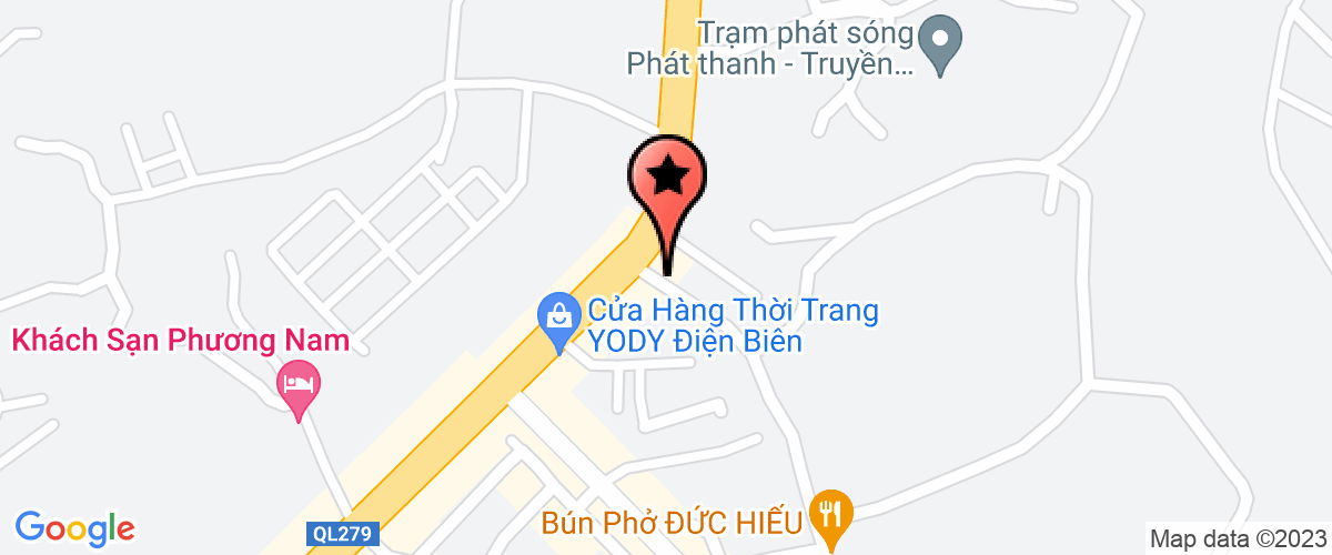 Map go to Doan Linh Dien Bien Company Limited