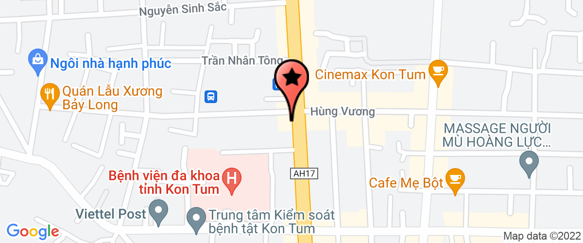 Bản đồ đến Chi cục kiểm lâm tỉnh Kon Tum