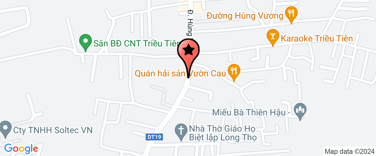 Map go to Khanh Vy Sauna Company Limited