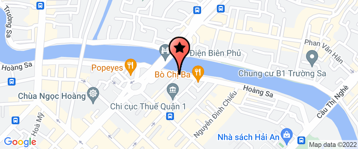 Map go to Bay Bien Seafood Joint Stock Company