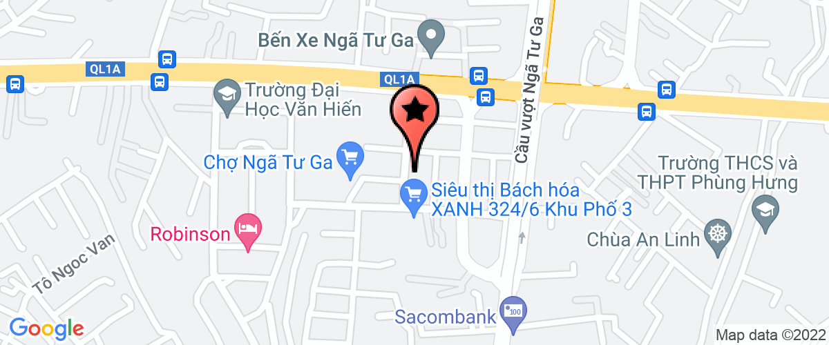 Bản đồ đến Công Ty TNHH Xông Hơi Xoa Bóp Phương Thy