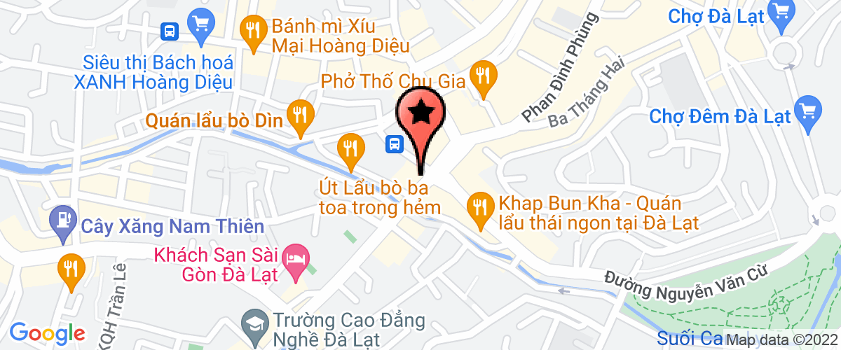 Map go to Hoang Anh Tuan Da Lat Private Enterprise