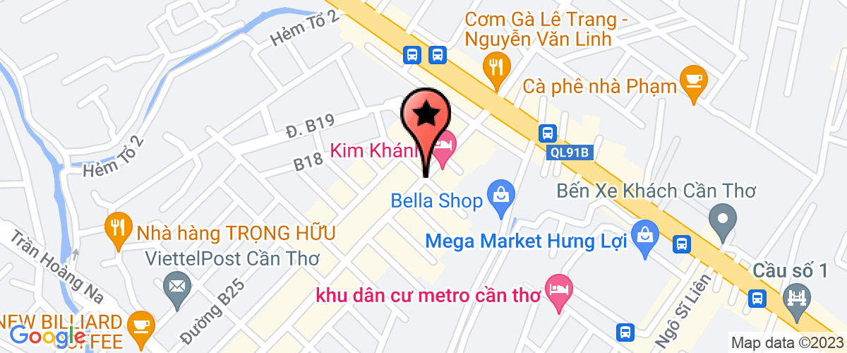 Map go to Vu Thanh Dung Private Enterprise