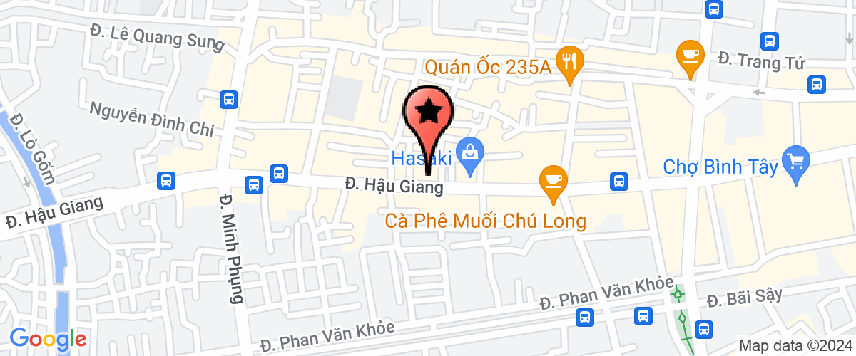 Map go to Khiem Huong Private Enterprise