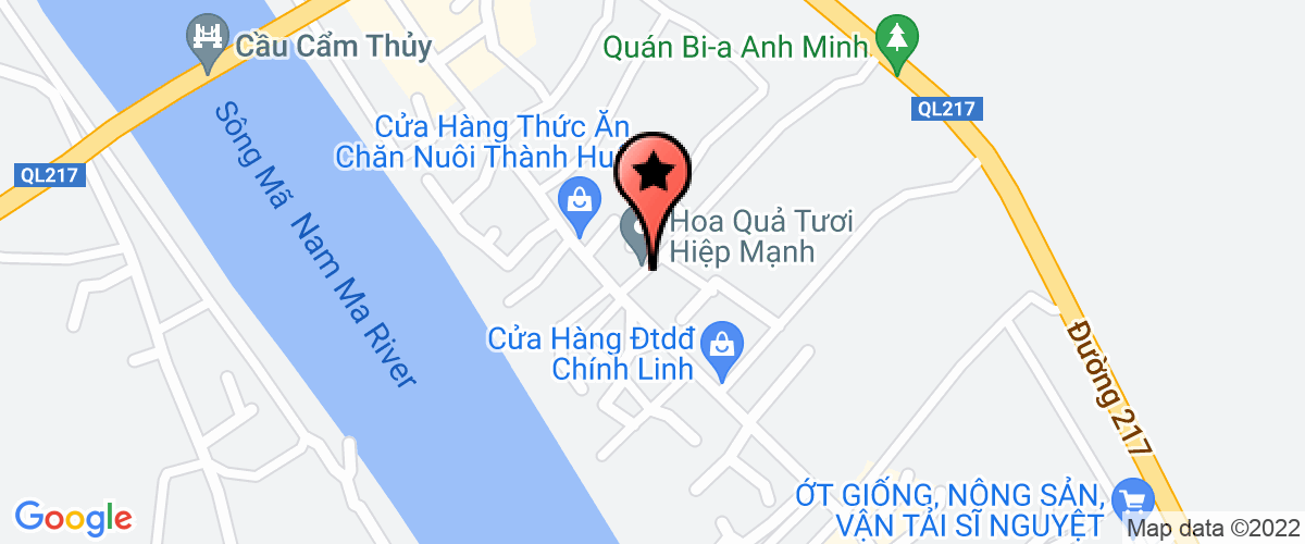 Map go to dich vu thuong mai va xay dung Minh Quang Company Limited