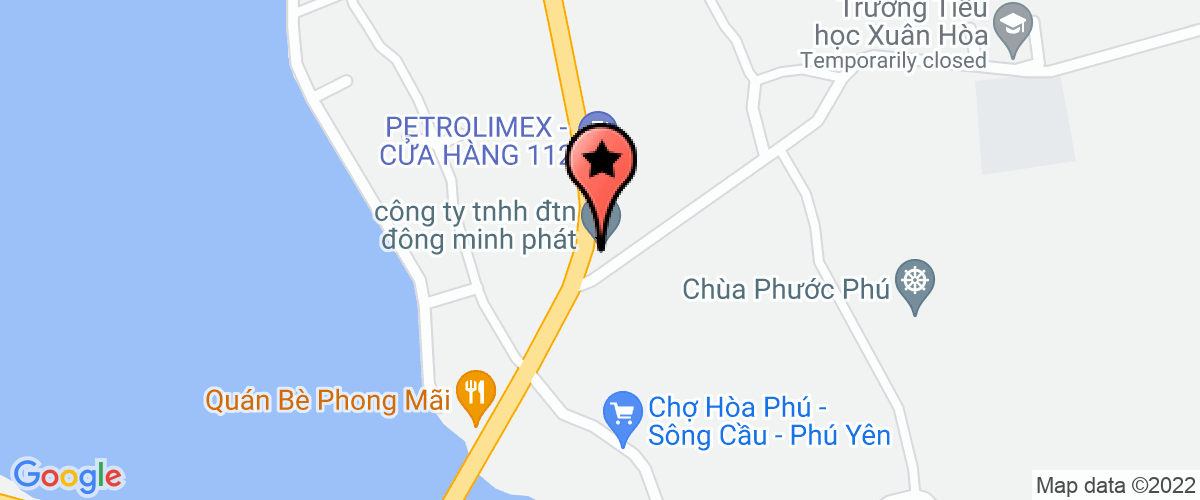 Map go to Xuan Hoa Phu Company Limited