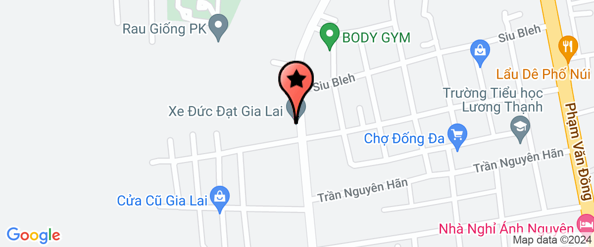 Map go to Duc Dat Thanh Gia Lai Company Limited