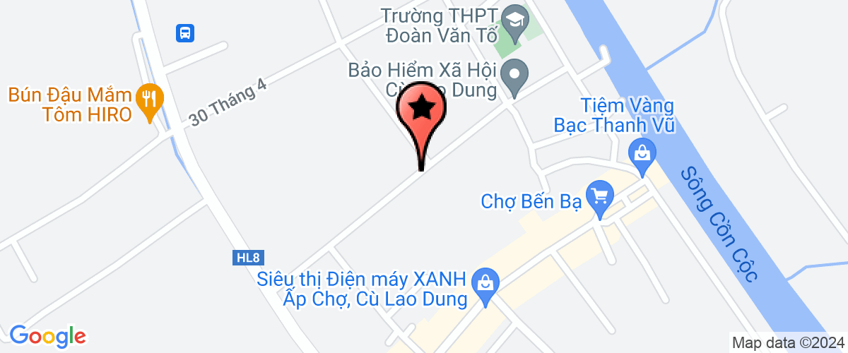 Map go to Truong Mau giao Huong Duong
