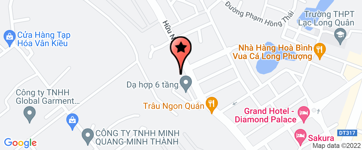 Map go to Hoang Dung Hb Company Limited