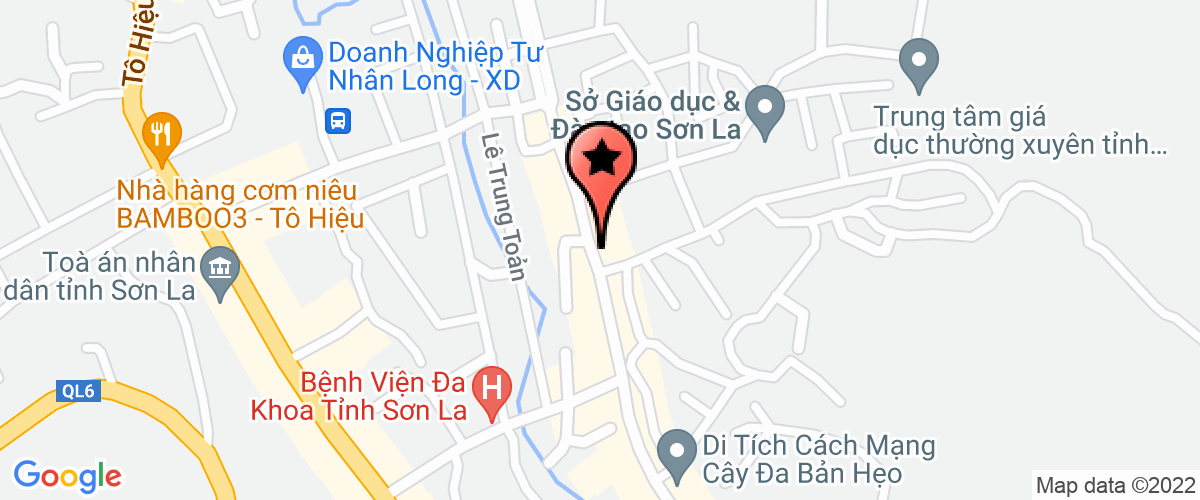 Map go to Hoi nha Bao Son La Province