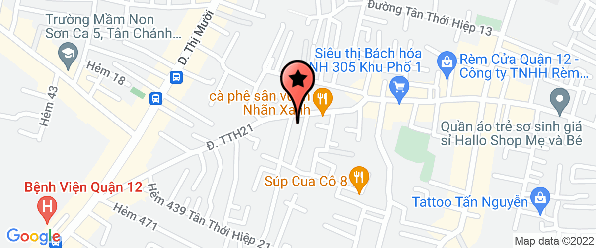 Map go to Nga Thien Service Private Enterprise