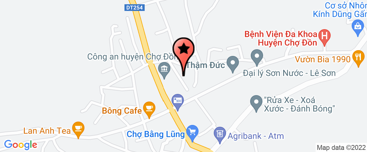 Bản đồ đến Văn phòng HĐND và UBND huyện Chợ Đồn