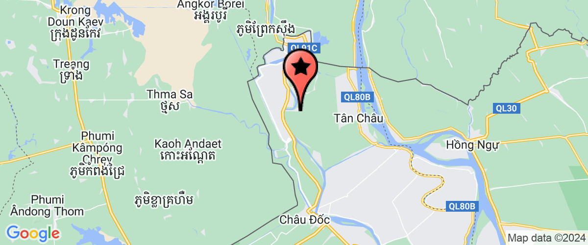 Map go to Ban Quan ly Dau tu va Xay dung An Phu District Project
