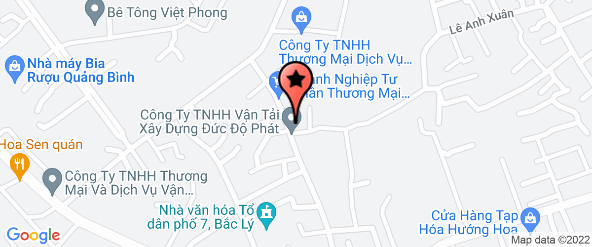 Map go to Binh An Company Limited