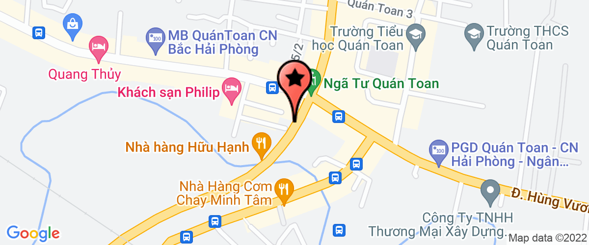 Map go to Hb Hai Phong Import Export Trading Joint Stock Company