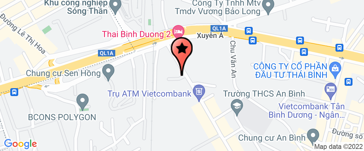 Map go to Viet Phap Quoc te (Nop ho nha thau nuoc ngoai) Company Limited