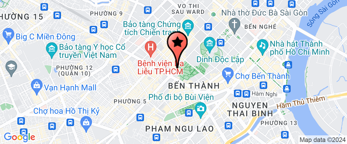 Map go to May Do Hoang Quy Service Company Limited