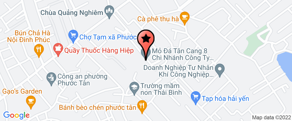 Map go to Tien Dat Phat Mechanical Trading Company Limited
