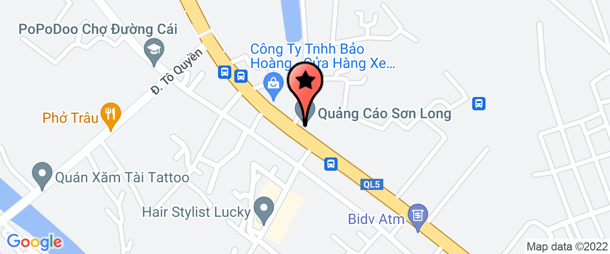 Map go to XD Sx TM DV Thanh Trung And Company Limited