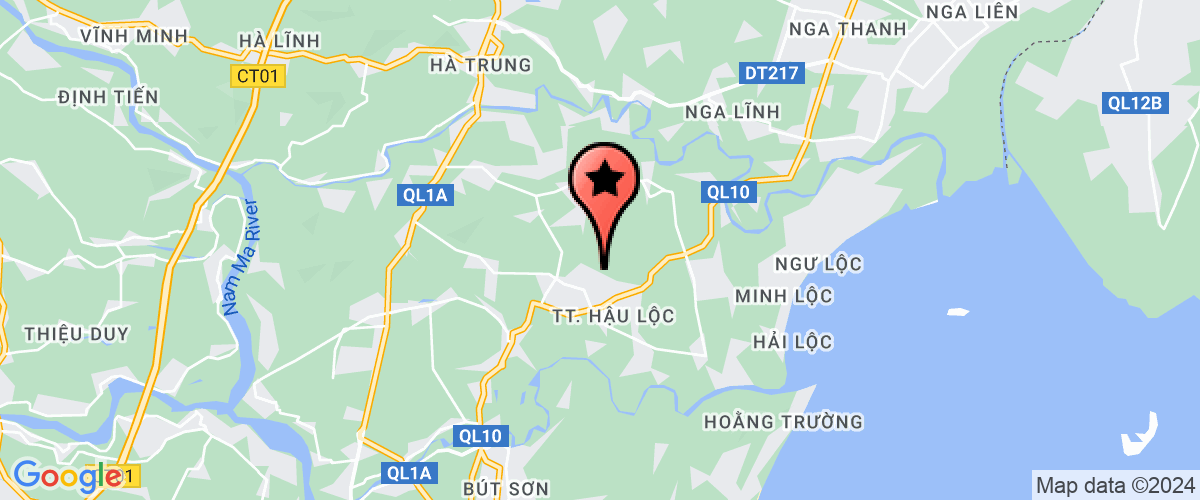 Map go to Co.clinics of Traditional Medicine Nguyen Quoc Thanh