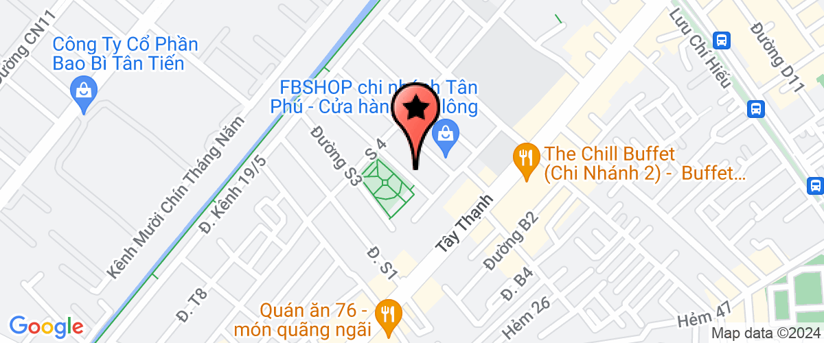 Bản đồ đến Công Ty TNHH Trang Trí Nội Thất Phú Thành