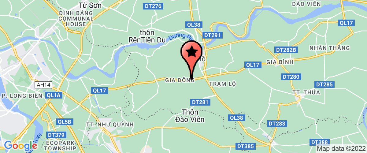 Map go to Hoang Hung Business Production Company Limited
