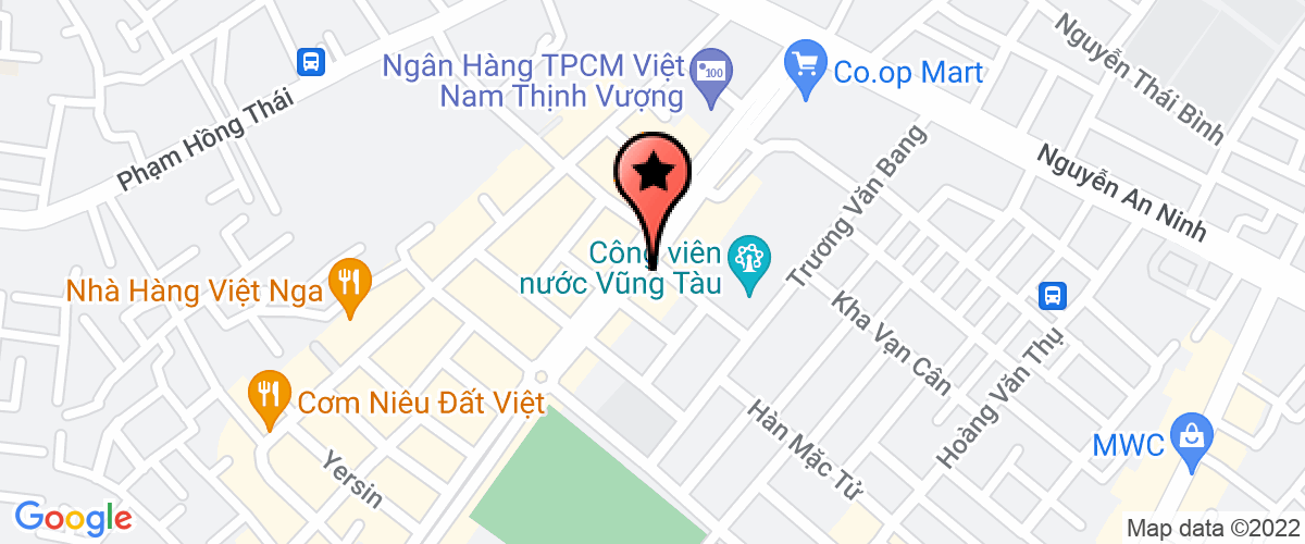 Map go to CP  Chau A Thai Binh Duong Development And Investment Company