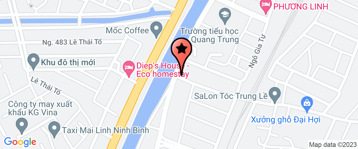 Map go to Ninh Binh Province Agriculture Supplies Joint Stock Company