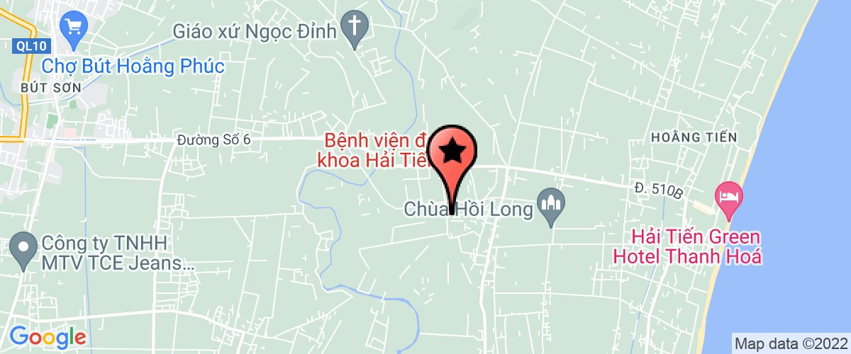 Map go to UBND xa Hoang Ngoc