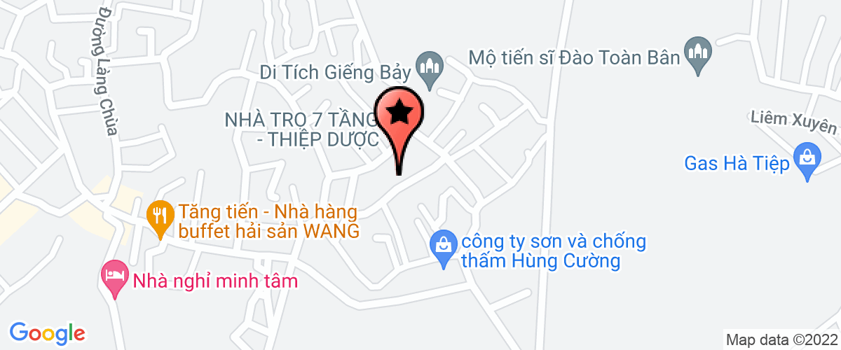 Map go to May Tre Dan  Hien Tai Construction And Company Limited