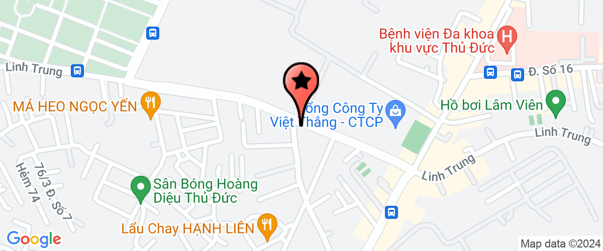 Map go to Hoang Kim Mai Tam Joint Stock Company