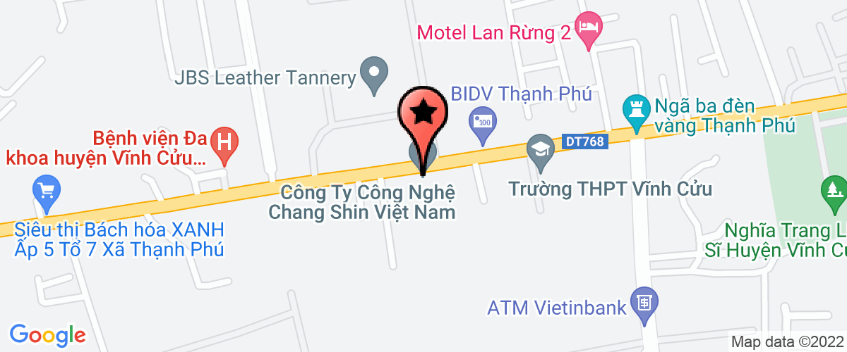 Map go to Cat Binh Loi Company Limited
