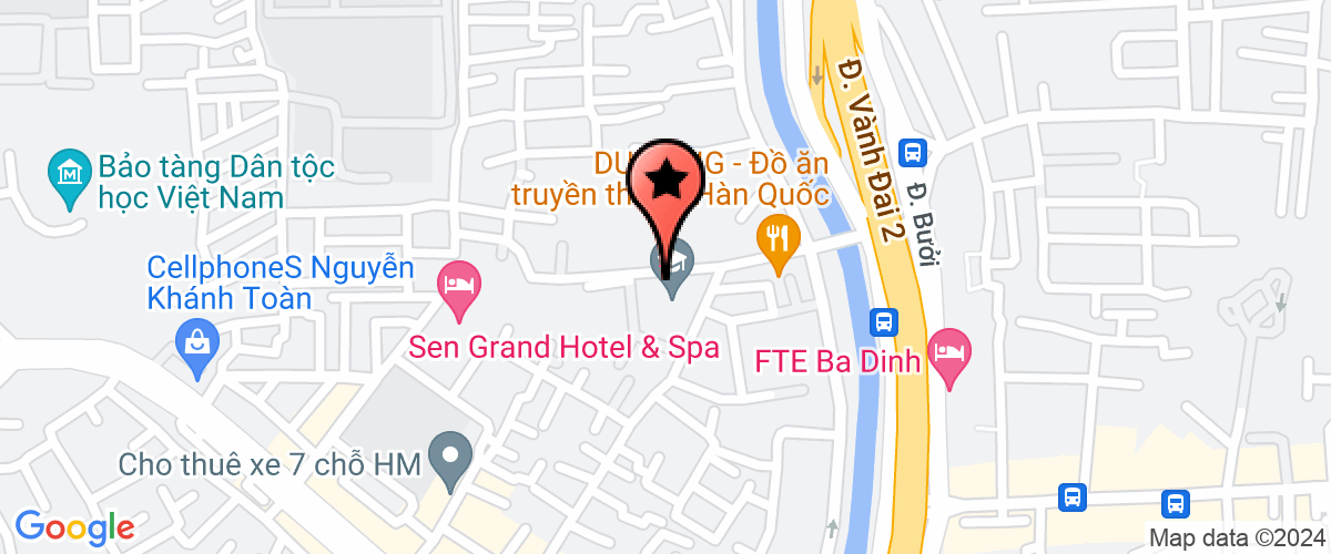 Map go to Thanh Dat Tourism and Commercial Investment Joint Stock Company
