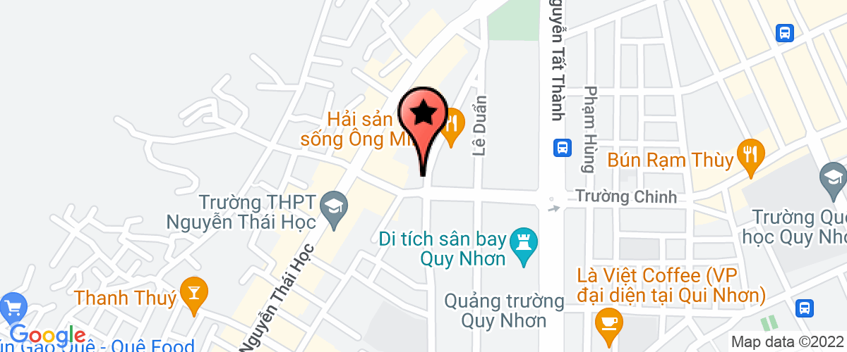 Map go to Thanh Tra Binh Dinh Province
