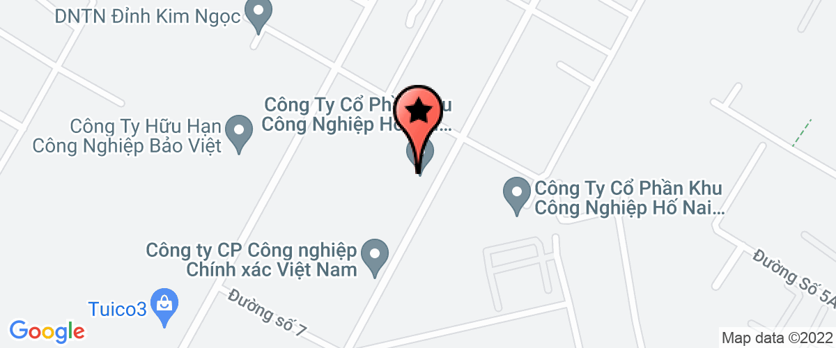 Bản đồ đến Công ty TNHH công nghiệp Tsung - Chen (Việt Nam)