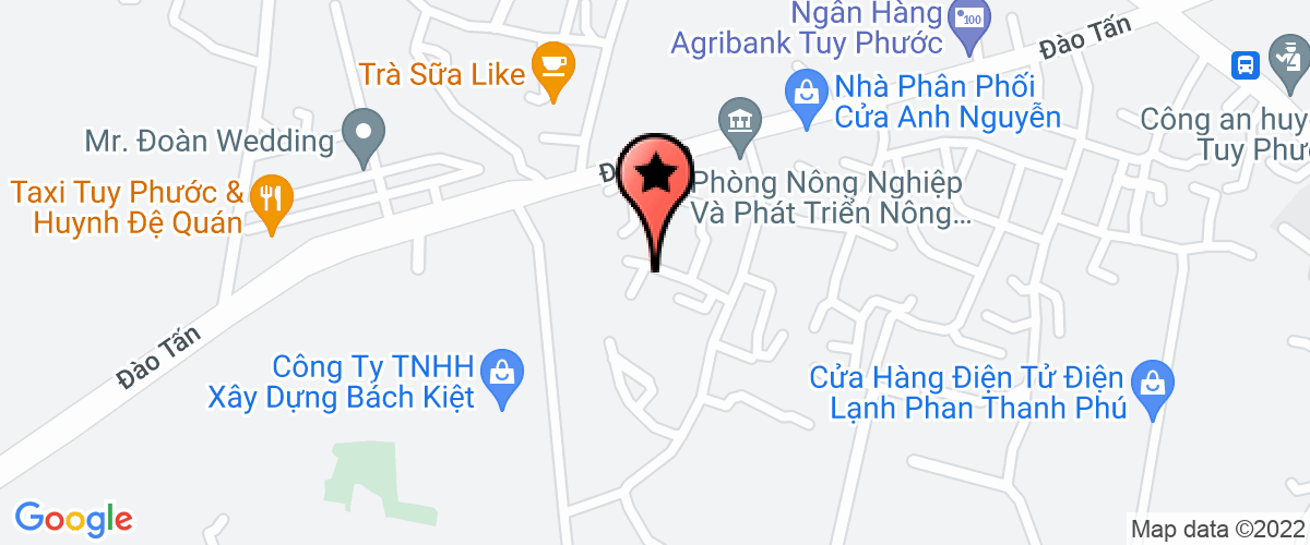 Map go to anh Dang Trading Company Limited
