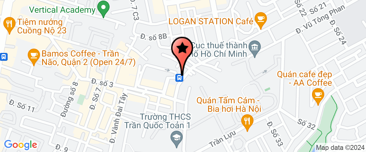 Map go to Dong Tau Hoang Long Service Company Limited