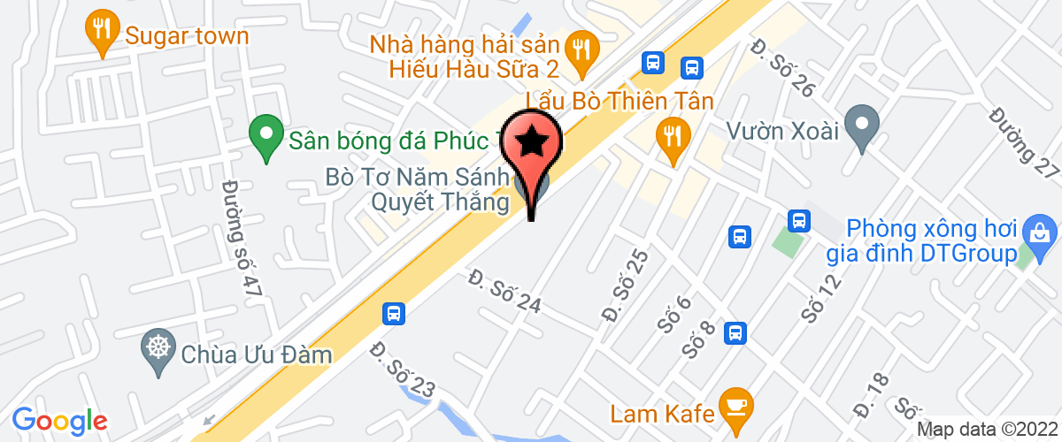 Map go to Dai Viet Land Service Trading Corporation
