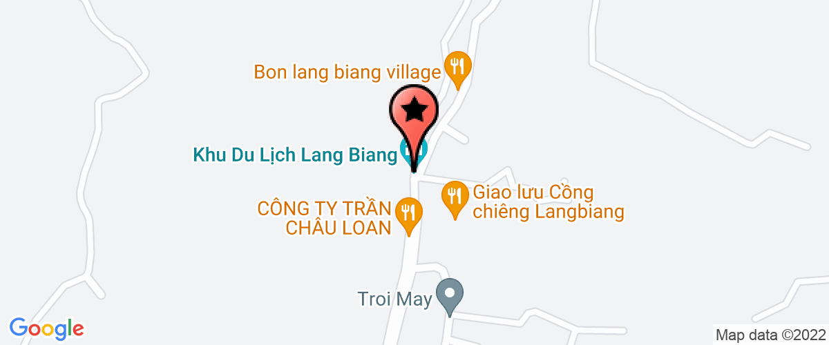 Map go to UBND Xa Lat Lac Duong District