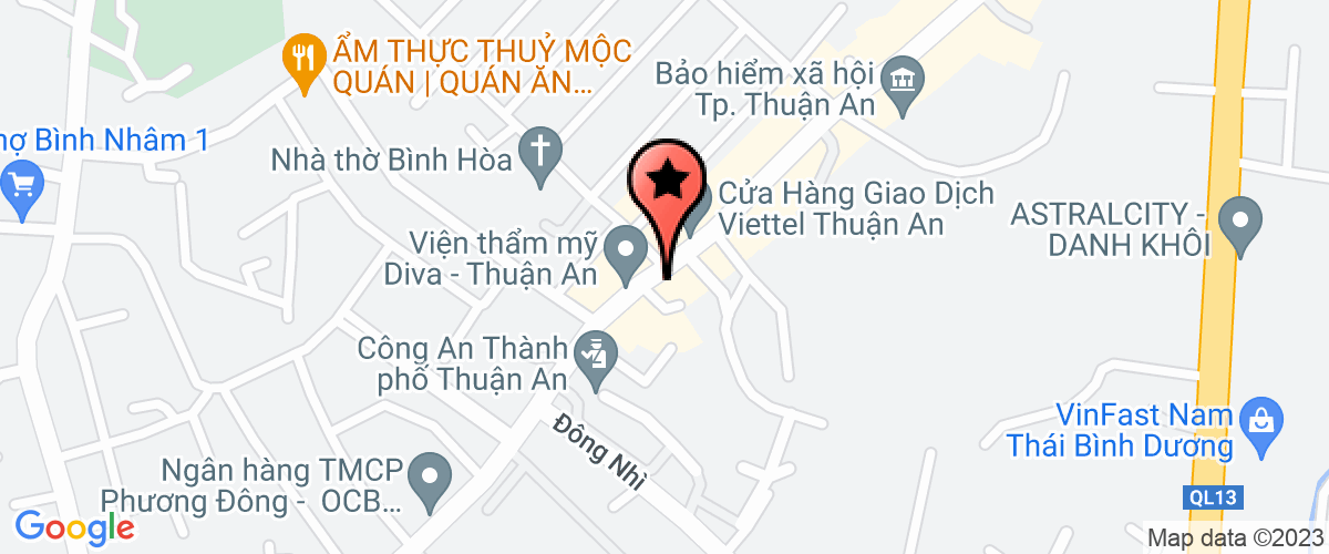 Map go to Le Hung Goods Logistics Company Limited