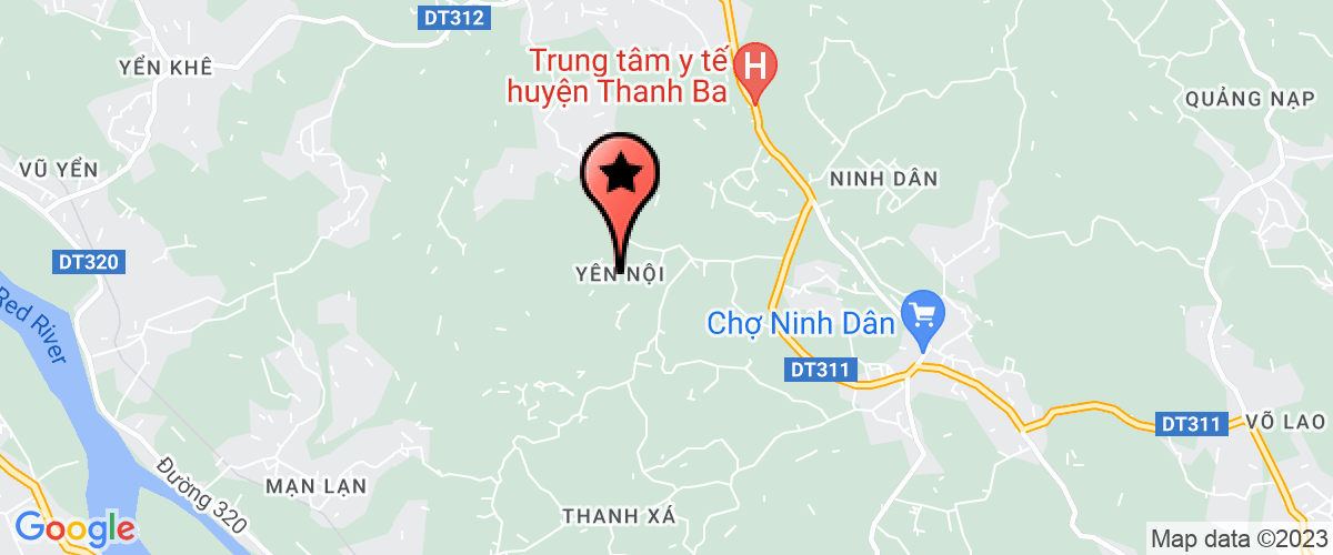 Map go to Kinh doanh vat lieu xay dung Thanh Ngan Co-operative
